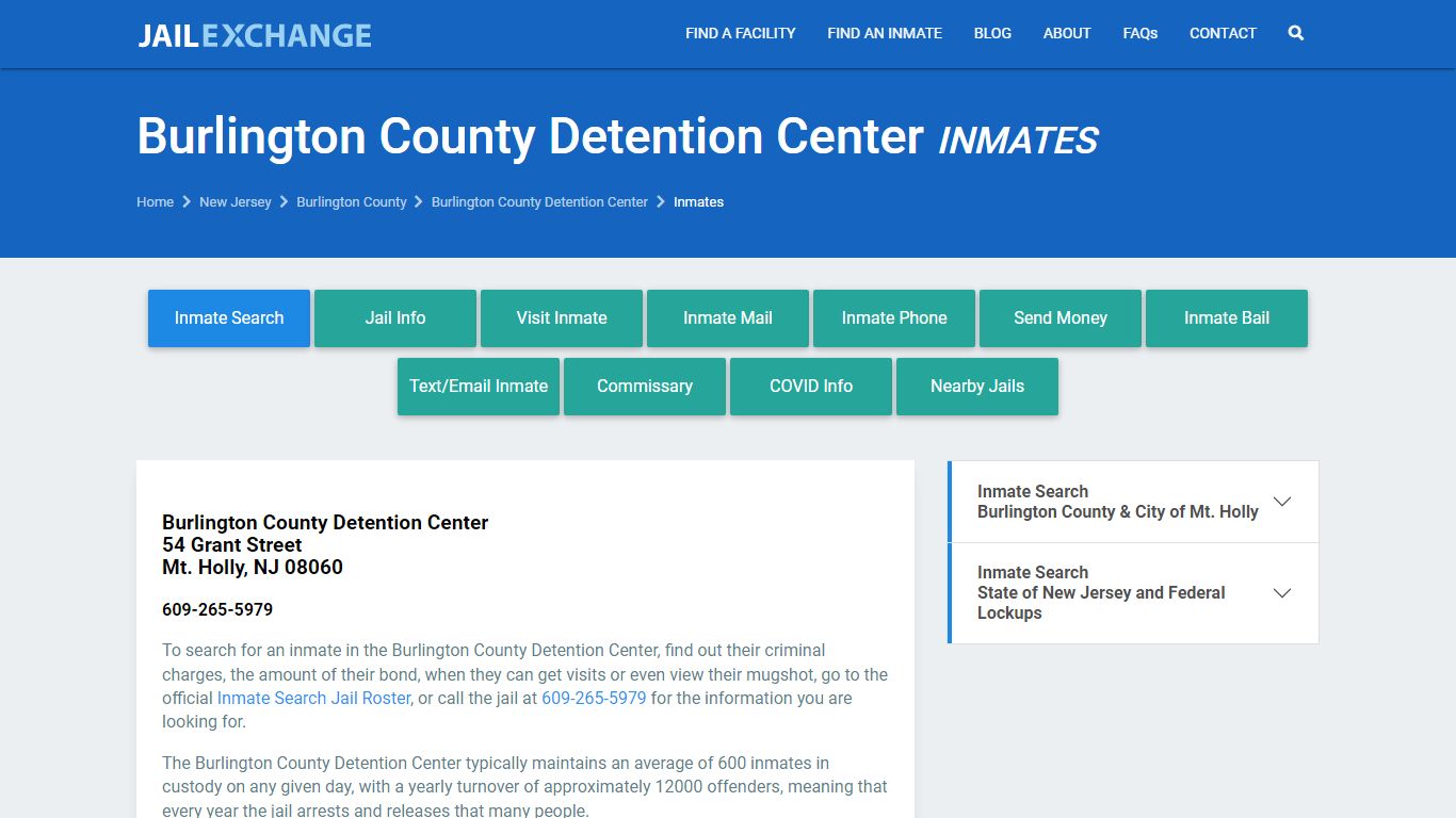 Burlington County Jail Inmates | Arrests | Mugshots | NJ